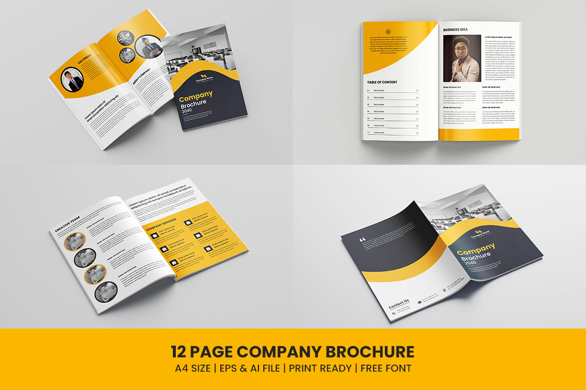 โบรชัวร์ A4 พับ 3 ตอน