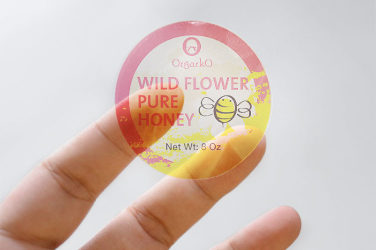 ฉลากสินค้าสติ๊กเกอร์ใส